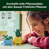 LEGO Botanicals Happy Plants - DIY-set voor kinderen met 2 kunstbloemen en 2 kleurrijke bloempotten met cartoongezichten - Cadeau-idee voor meisjes vanaf 9 jaar - 10349 Besuche bouwsets in LEGO-Store