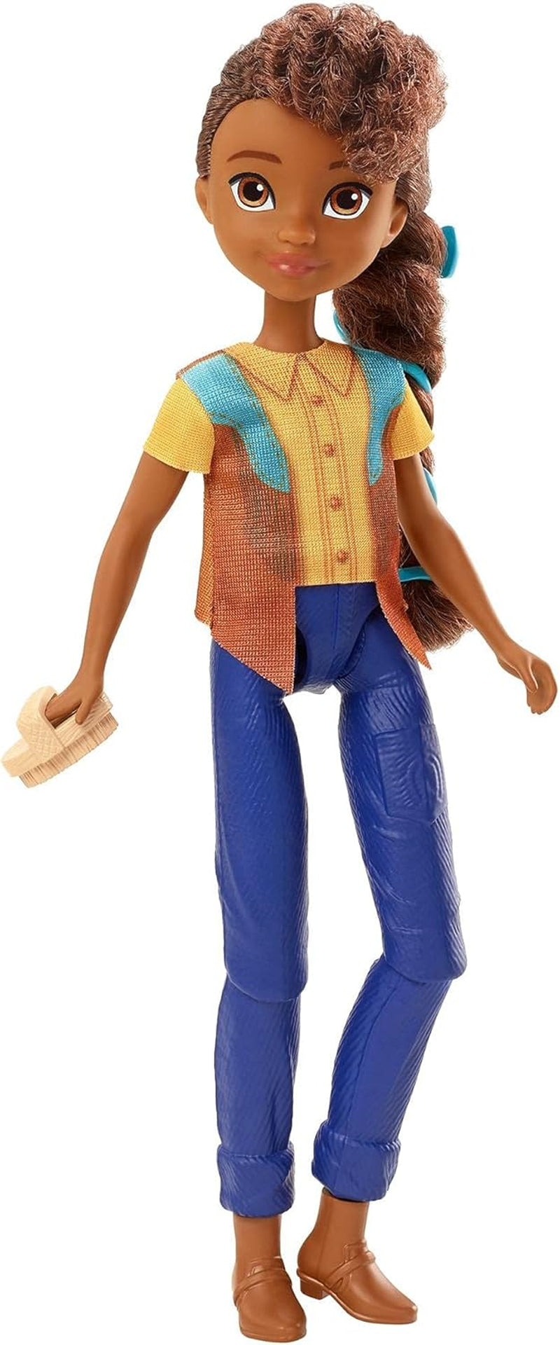 Dreamworks Spirit GXF18 - Spirit - Gratis en ongetemde modieuze leuke Pru-pop (18 cm), 2 modieuze outfits en accessoires, 7 beweegbare gewrichten, geweldig cadeau voor kinderen vanaf 3 jaar