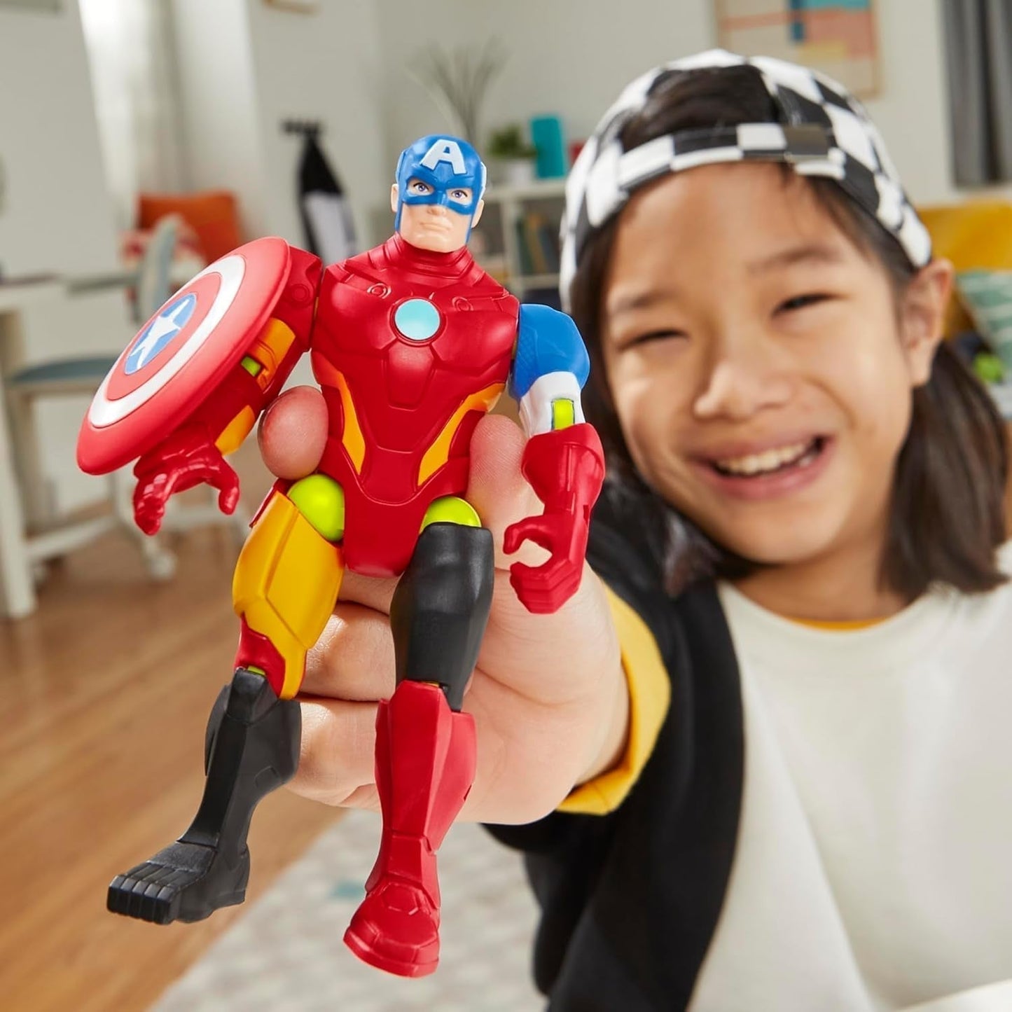 Mixmashers Marvel Captain America Avengers Mix-And-Match actiefiguur en accessoires Actiefiguren Naty Shop