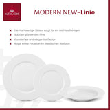 Gerlach 1760 servies - 18-delig - Servies voor 6 personen - Bordenset - Modern porselein, wit
