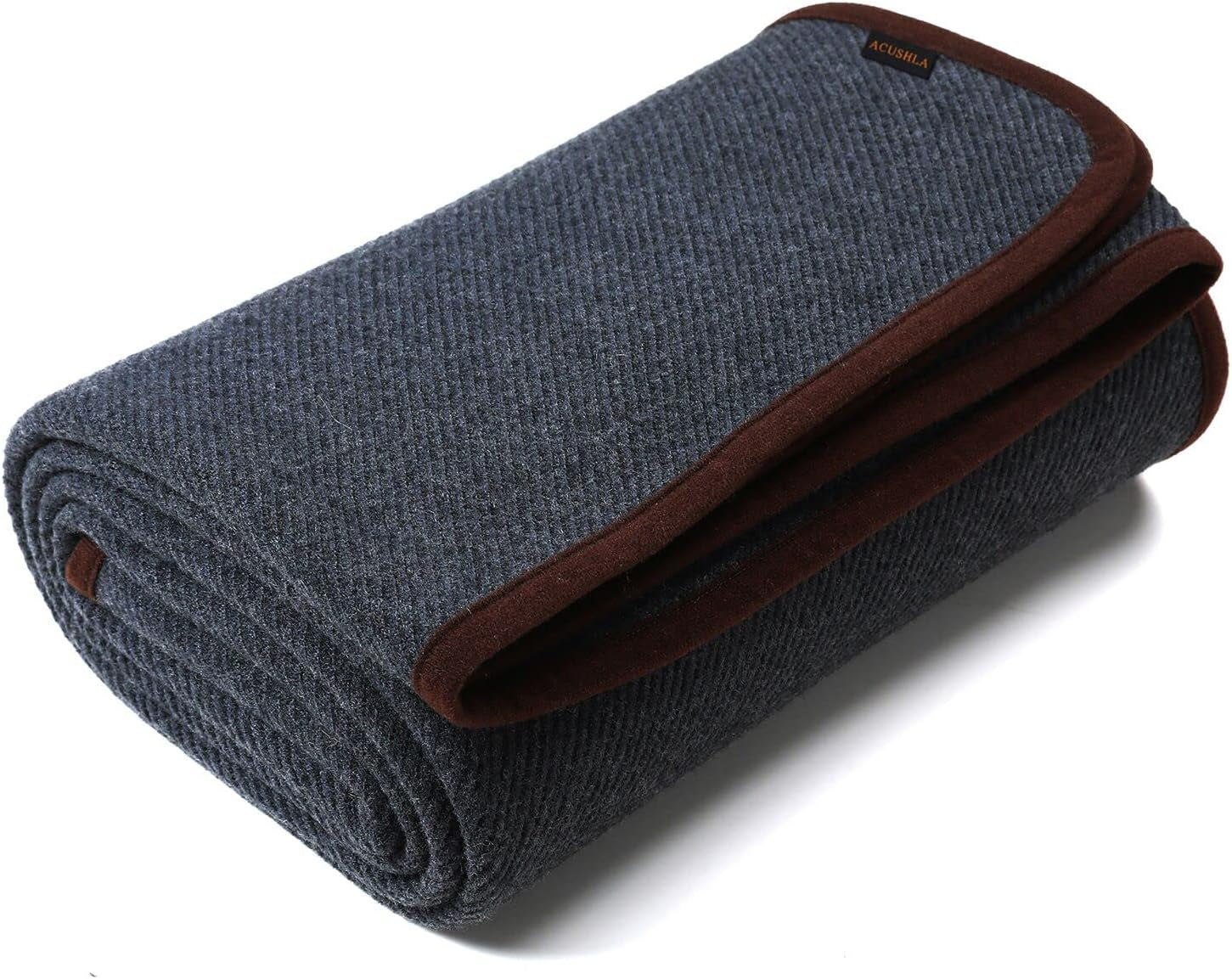 ACUSHLA 200,7X160 Cm, 1,7 Kg, deken, wollen deken, warme reisdeken, gebreide deken, decoratief, dekens voor bank, stoel, bank, bed, woonkamer, camping, geschikt voor alle seizoenen Ww203 Bedden en hoezen Beuche den ACUSHLA-Store Grijs 160 X 200 Cm