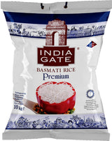 INDIA GATE Premium Basmati Rijst – Aromatische, fijne langkorrelige rijst uit India, fijne langkorrelige (1 x 500 g)