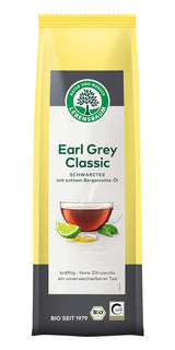 Lebensbaum Earl Grey Klassieke zwarte thee met natuurlijke bergamot- en citroenolie, harmonieus, aromatisch, 100% biologisch, los, 100 g