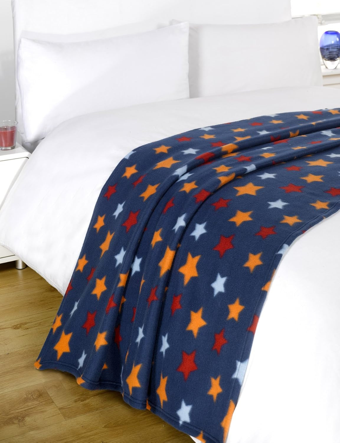 DREAMSCENE comfortabele deken donzige deken fleece deken - woonkamerdeken warm winter zacht, bankdeken, bankdeken, knuffeldeken kinderen, woonkamer & knuffeldekens 120X150Cm, bankspreideken grijze sterren Bedden en dekens Besuche den DREAMSCENE-Store Meerkleurig 120 X 150 Cm