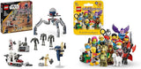 LEGO Star Wars 75372 Clone Trooper & Battle Droid Battle Pack, incl. 4 minifiguren, 5 droids en speeder-motorfiets met schieter - Constructiespeelgoed voor jongens en meisjes vanaf 7 jaar Bouwsets Besuche den LEGO-Store Battle pack + Minifiguren Serie 25