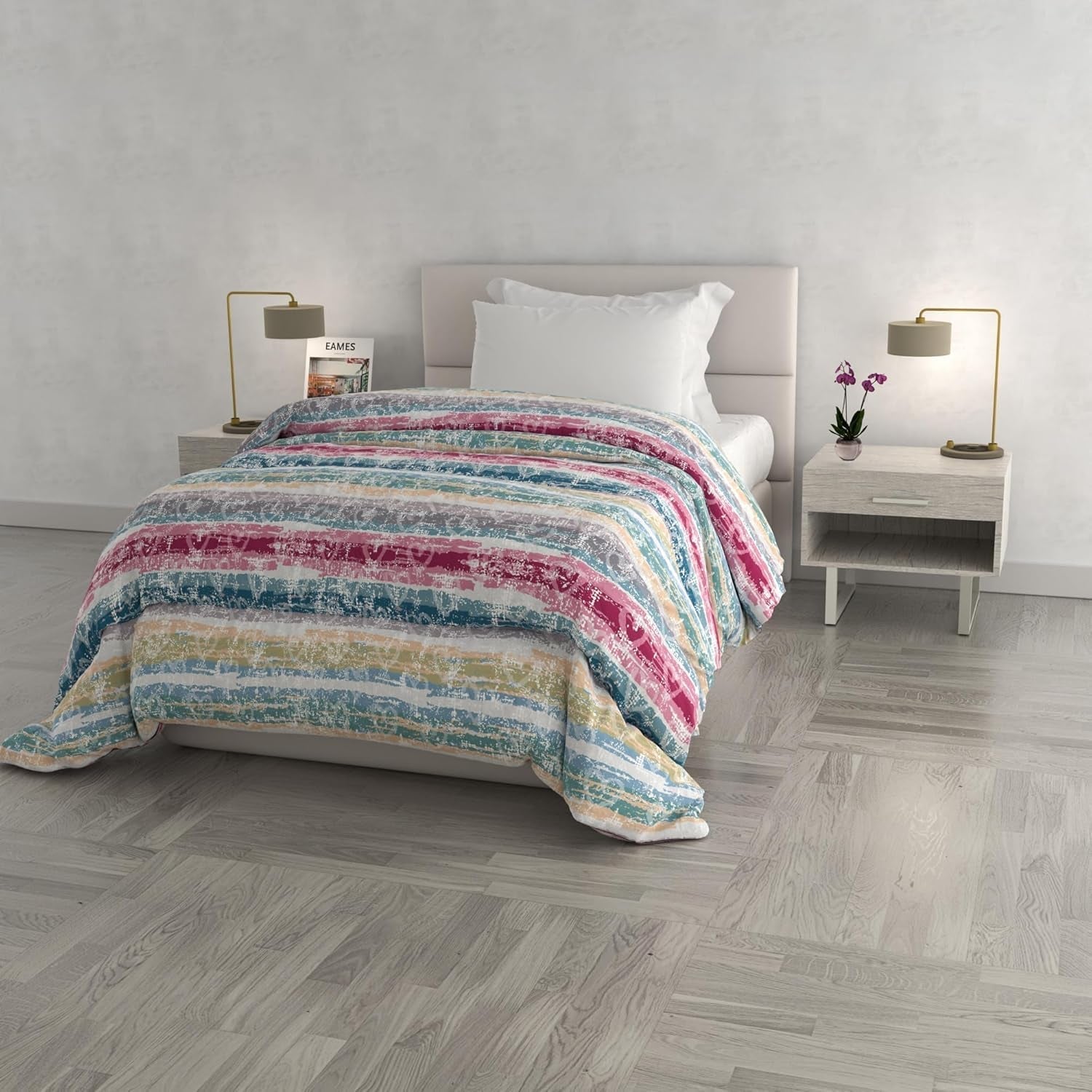 Modieus winterdekbed, Florence, 260X260Cm Dekbedden en dekbedden Naty Shop Lines of love 220X260Cm