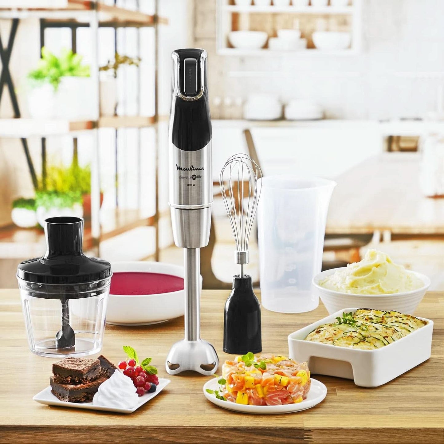 Infinyforce Pro Standmixer 1200W, Hochleistungsklingen, Schnelle Ergebnisse, Ergonomische Geschwindigkeitregelung, Geschwindigkeitregelung, Abnehmbare Spülmaschinenfeste Teile DD95JD10 Keuken Naty Shop