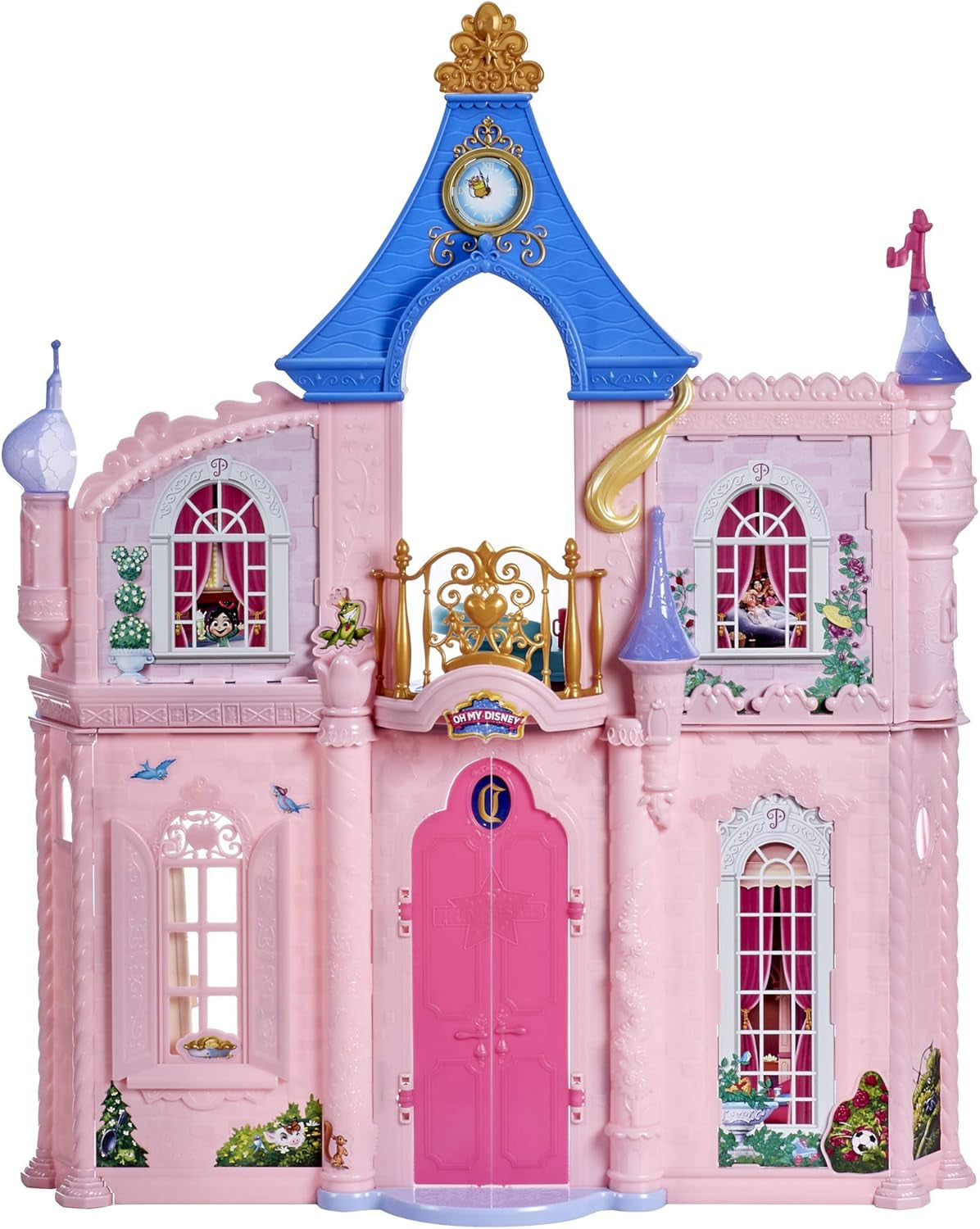 Disney Princess Castle Comfy Squad poppenhuis met 6 meubelstukken en 16 accessoires Speelgoed voor meisjes van 5 jaar Poppenhuizen Naty Shop