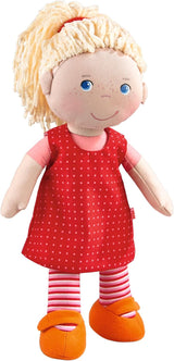 Zachte pop HABA Annelie - Zachte pop met gearrangeerd haar - Met verwisselbare kleding - Vanaf 18 maanden - 30 cm - Wasbaar - 1302108001