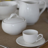 Villeroy & Boch New Cottage Basic Sugar Bowl, 450 ml, hoogte: 6,5 cm, premium porselein, wit