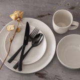 Zen Buffet porseleinen serviesset, servies voor 6 (30 stuks), wit (kopjes)