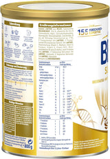 BEBA SUPREME JUNIOR 1 Plus - Drank voor kinderen vanaf 1 jaar, met complex 6 HMO, lactosevrij, palmolievrij, visolievrij, voeding voor kleine kinderen, babymelkpoeder, verpakking van 6 (6 x 800g)