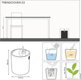LECHUZA TRENDCOVER 23 Donker natuurkurk 14181