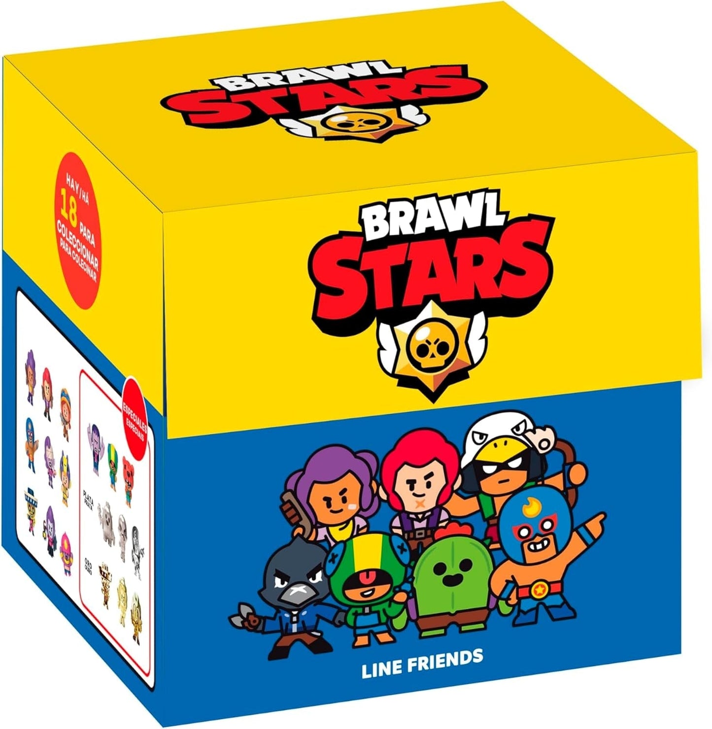 Bizak Brawl Stars 64112017-1 figuur 1 stuk 4 cm figuur in verrassingsdoos Multiplayer vechtspel Actiefiguren voor kinderen vanaf 3 jaar Naty Shop Standaardtitel