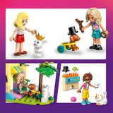 LEGO Friends Dierenaccessoireswinkel Fantasiespelset Educatief speelgoed voor meisjes van 6 jaar oud 3 minifiguren en 3 dierenfiguren Kat Hond Konijntje Cadeau-idee voor kinderen 42650 Bouwsets Besuche in LEGO-Store