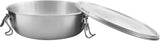 Tatonka Voedselbak - Roestvrijstalen Voedselcontainer / Kom - Met Deksel, Bevestigingsclips en Volumeschaal - 0,5L / 0,75L / 1L Volume Voedselbewaardozen Naty Shop 1,0 Liter