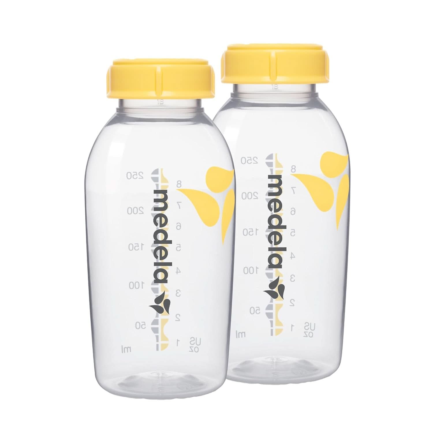 Medela babyflessen voor het bewaren van moedermelk | BPA-vrij | Verpakking van 2 × 250 ml Accessoires voor babyvoeding en borstvoeding Naty Shop