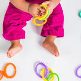 Heldere start, Oball, verbindingsschakels voor wandelwagenketting, veel schakels, opvouwbaar, gemakkelijk te bevestigen, gemakkelijk schoon te maken, perfect voor op reis Bebe Toys Naty Shop