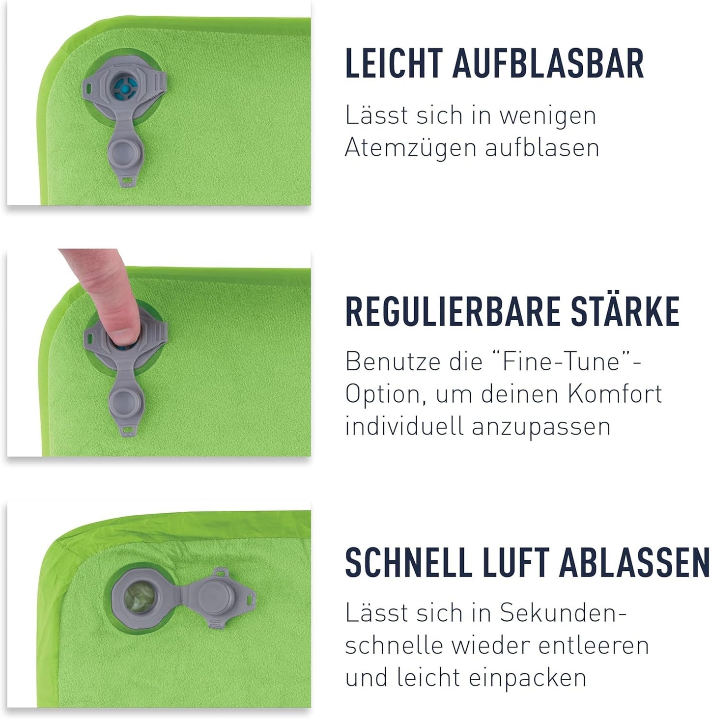 Sea to Summit - Eros Down Reiskussen L - Ultralicht en opblaasbaar - 10D materiaal - Premium donzen kussen - Antislip - Voor wandelen en kamperen - 42 X 28 X 12 Cm - Grijs - 95 G Naty Shop Reiskussens