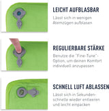 Sea to Summit - Eros Down Reiskussen L - Ultralicht en opblaasbaar - 10D materiaal - Premium donzen kussen - Antislip - Voor wandelen en kamperen - 42 X 28 X 12 Cm - Grijs - 95 G Naty Shop Reiskussens