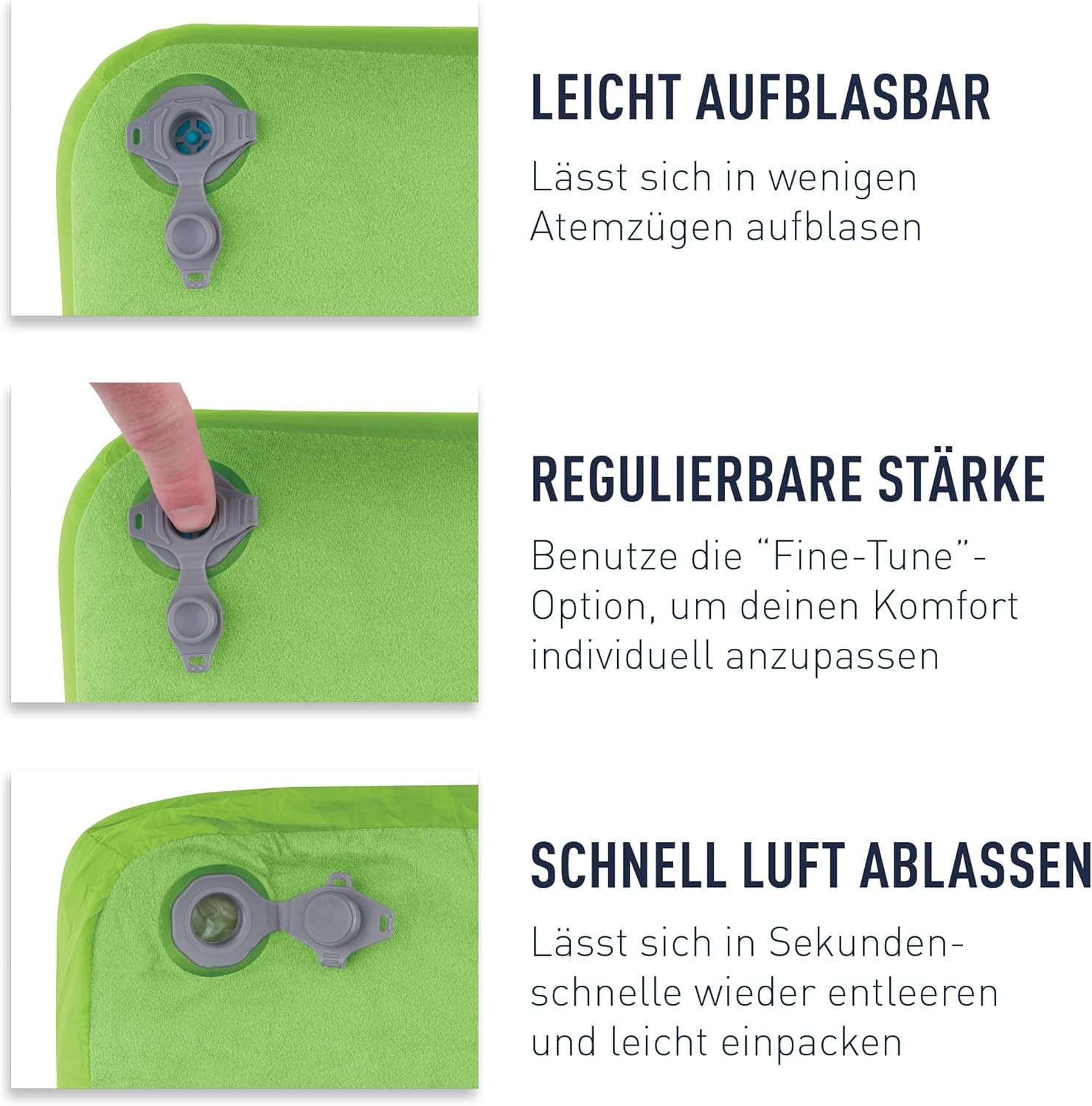 Sea to Summit - Eros Down Reiskussen L - Ultralicht en opblaasbaar - 10D materiaal - Premium donzen kussen - Antislip - Voor wandelen en kamperen - 42 X 28 X 12 Cm - Grijs - 95 G Naty Shop Reiskussens