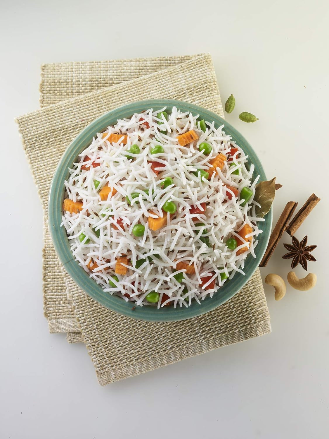 INDIA GATE Premium Basmati Rijst – Aromatische, fijne langkorrelige rijst uit India, fijne langkorrelige (1 x 500 g)