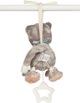 Sterntaler S kat Lilly muziekdoos - baby muziekdoos van zachte stof - knuffel voor kinderen om vast te binden - slaapmiddel heeft een kalmerende werking thuis en onderweg, grijs Speelgoed Bebe Naty Shop