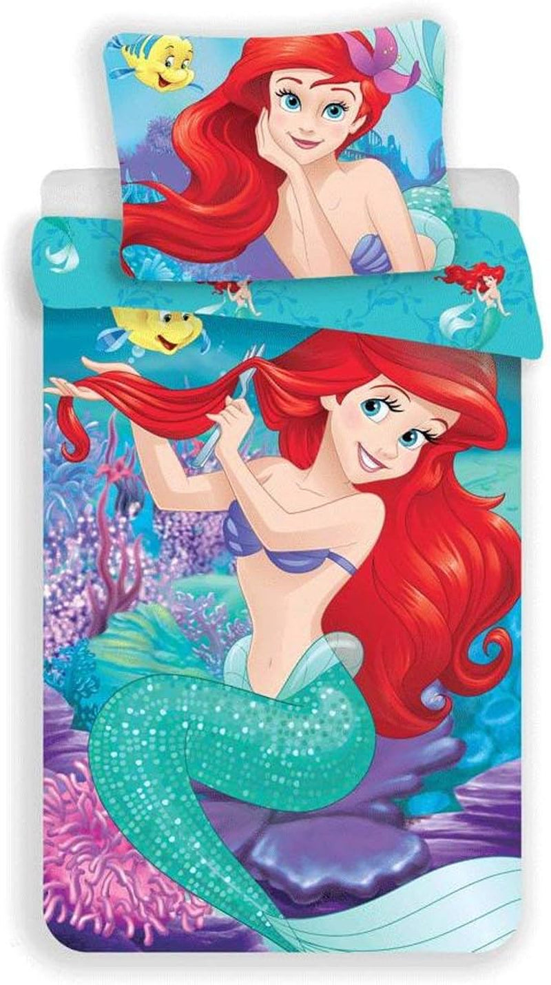 Kinderbeddengoed met Disney-figuren met ritssluiting, katoenen beddengoed - kinderen Naty Shop Standaardtitel