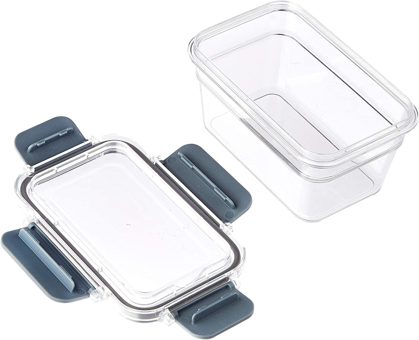 Amazon Basics Tritan vershoudblik met sluiting, 11-pack, (11 dozen + 11 deksels), transparant Voedselbewaardozen Naty Shop