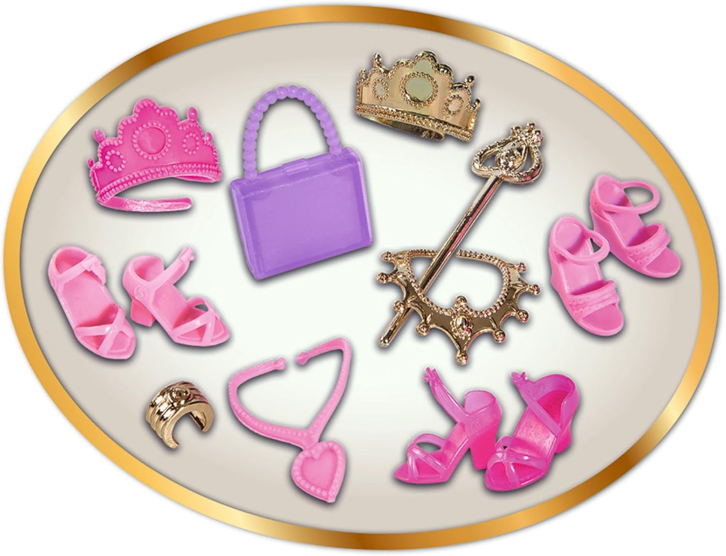 Simba 105733092 - Steffi Love Fashion Deluxe avondjurkpop met acht extra jurken en bijpassende accessoires, 23 stuks, 29 cm, vanaf 3 jaar