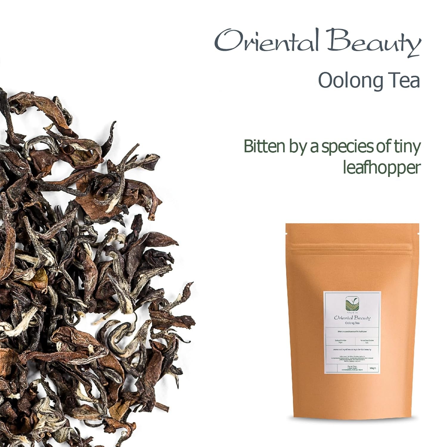 Oriental Beauty Taiwan Oolong thee - Dongfang Meiren Taiwanese thee - Wu Long White Tips of Blue Tea Wu Long Tea Oosterse blauwe thee Blauwe thee Olong thee Olong thee Biologische Oolong thee Olong thee