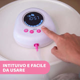 Chicco elektrische borstkolf met stimulatie- en extractiefasen, 10 intensiteitsniveaus, comfortabel en snel, ergonomische vorm, met schuine speen en strakke dop, wit, 150 ml Accessoires Voeding en borstvoeding Bebe Naty Shop