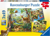 Ravensburger Legpuzzel voor kinderen - 09265 Bos/Zoo/Huisdieren - legpuzzel voor kinderen vanaf 5 jaar, met 3X49 stukjes Puzzel Naty Shop Standaard titel