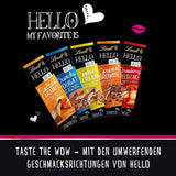 HALLO Chocolade met gezouten karamel | Reep 100g | Melkchocolade met gezouten karamelvulling | Chocoladereep | Chocoladecadeau (pak van 5)