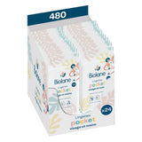 BIOLANE - Natte babydoekjes voor gezicht en handen - 6 stuks - 384 doekjes (6 x 64 cm) - Reinigt en beschermt - Toiletartikelen - Hypoallergeen - Voor de gevoelige huid - 97% natuurlijke ingrediënten - Gemaakt