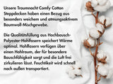 Traumnacht Comfortabel katoenen monodekbed All Seasons, ideaal overgangsdekbed met hoes van katoenmix, 135 x 200 cm, wasbaar, Oeko-Tex-gecertificeerd, gemaakt volgens Duitse kwaliteitsstandaard Quilts en quilts Naty Shop