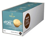 NESCAFÉ Dolce Gusto Dallmayr Prodomo, XXL-Vorratsbox, 90 Kaffeekapseln (3 x 30 Kapseln) & Dallmayr Crema d'Oro Caffè Latte (48 Kaffeekapseln, 48 Getränke, cremig&ausgefungen) 3er-pakket (3 x 16 Kapseln)