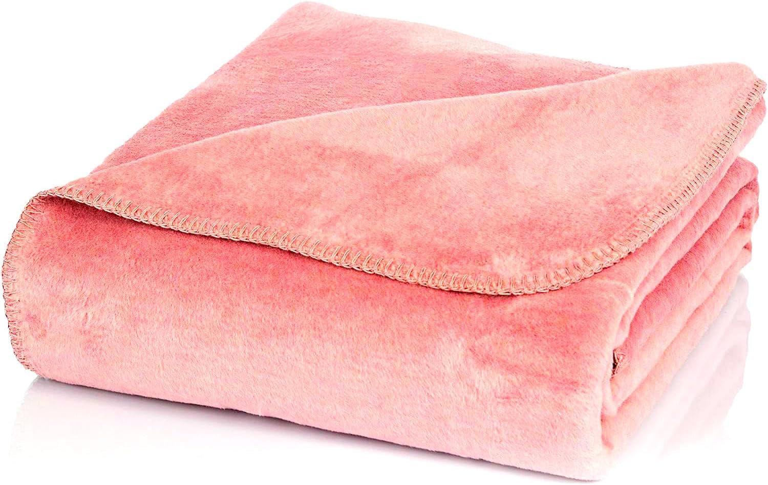 Glart gezellige deken eenvoudige bordeauxrode deken 130X170 cm bank, zachte en warme wollen deken extra pluizig als een bankdeken bankdeken, knuffelige deken gezellige deken, pluche bankspreideken, U1B bedden en dekens Glart Uni-Altrosé