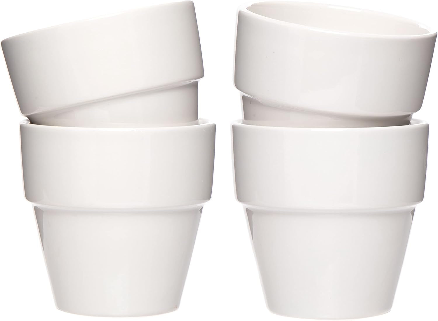 Baker Ross mini porseleinen potten (6 stuks), porselein