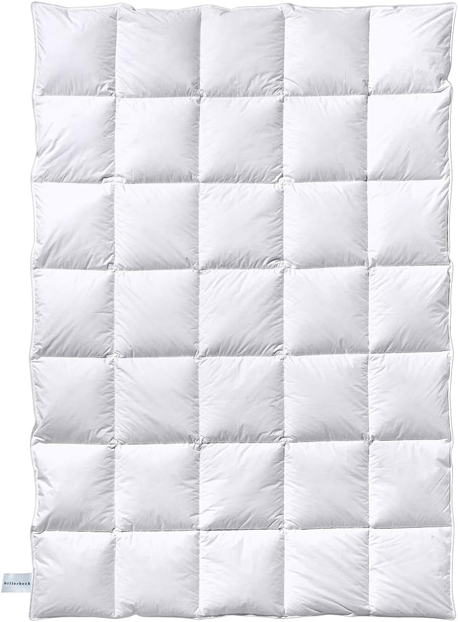 Billerbeck donzen dekbed - Dorothea 90 - Dekbed voor alle seizoenen - 135 X 200 Cm Echt donzen dekbed - Medium warmteniveau, wit Dekbedden en dekbedden Naty Shop Standaard titel