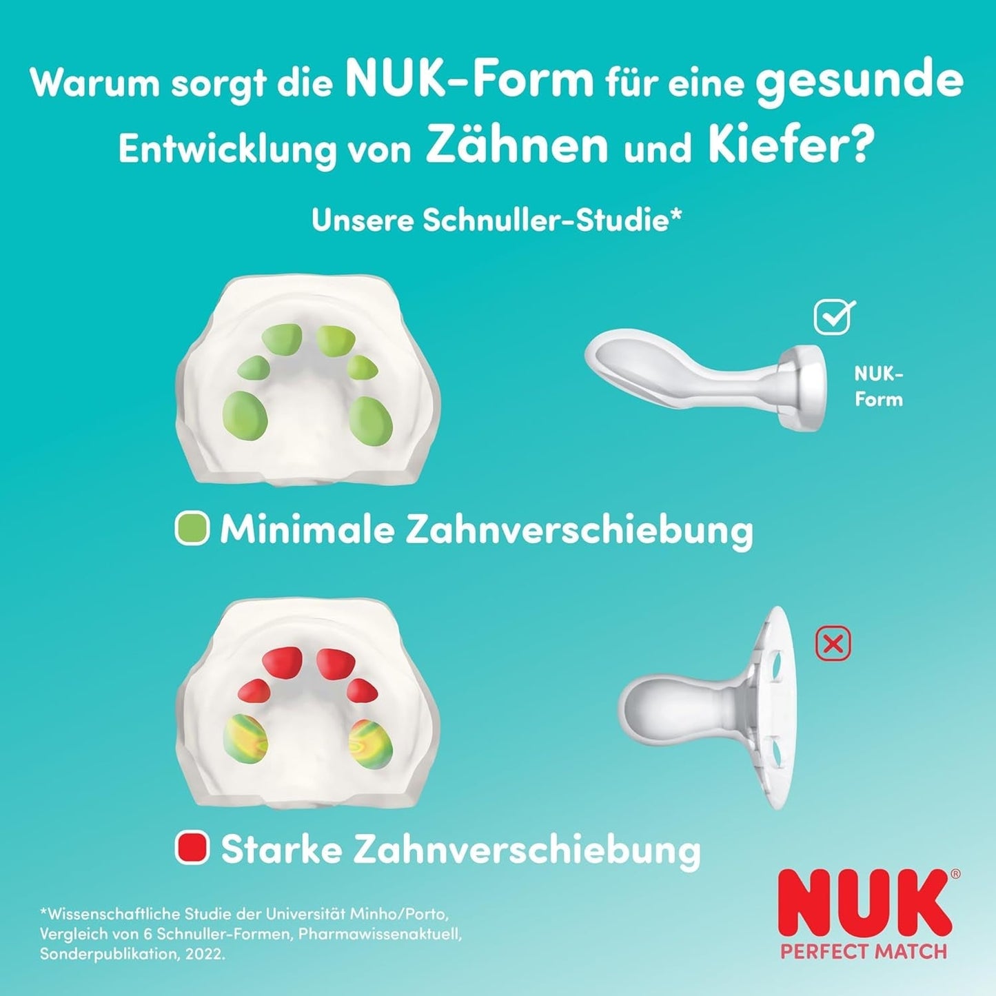 NUK Perfect Match luchtfopspenen voor baby's | 6-18 maanden | Orthodontische fopspenen die de luchtcirculatie bevorderen en huiduitslag door speeksel voorkomen | 95% acceptatie door baby's** | DisneyMickey Mouse | Pak van 2
