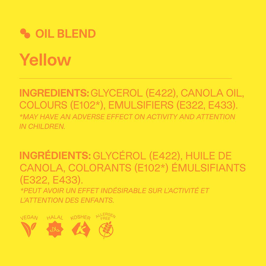 Color Mill gele voedingskleurstof op oliebasis - voedingskleurstof voor chocolade, fondant, muffins, cakes, bakken, bitterkoekjes - voedingskleurstof voor taartdecoratie - 20 ml