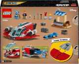 LEGO Star Wars: The Adventures of the Young Jedi Crimson Firehawk, startset voor kinderen met bouwbaar ruimteschip, speederbike en 3 figuren, cadeau voor jongens en meisjes vanaf 4 jaar 75384 Bouwsets Besuche den LEGO-Store