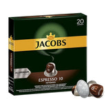 Kaffeekapseln Lungo Classico, Intensität 6 van 12, 10 x 20 Getränke & Kaffeekapseln Espresso Intenso, Intensität 10 van 12, 200 Nespresso®* compatibel Kapseln, 10 x 20 Getränke