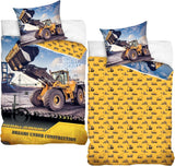 Beddengoed voor kinderen, graafmachine, katoen Beddengoed - kinderen Naty Shop