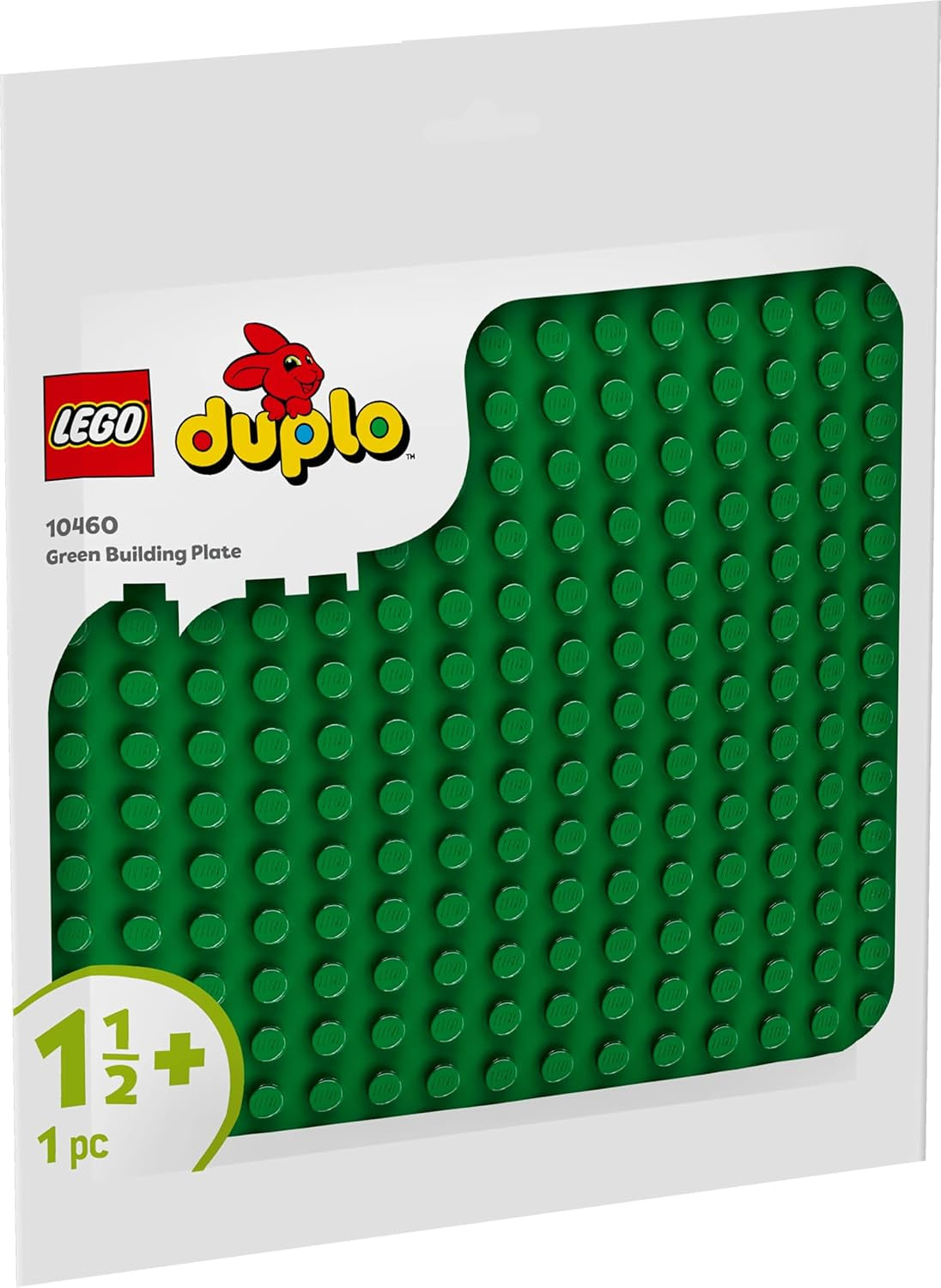 LEGO DUPLO bouwplaat in het groen, Bouwspeelgoed voor peuters vanaf 18 maanden, Voor het tentoonstellen van modellen, Laat kleuters creatief bouwen en fantasierijk spelen, Educatief speelgoed 10460 Bouwsets Besuche den LEGO-Store