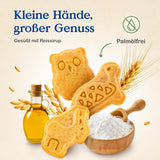 Alete Biologische Krokante Koekjes met Alac (4 x 125g) - Krokante Alac Koekjes voor baby's, palmolievrij, vanaf 10 maanden