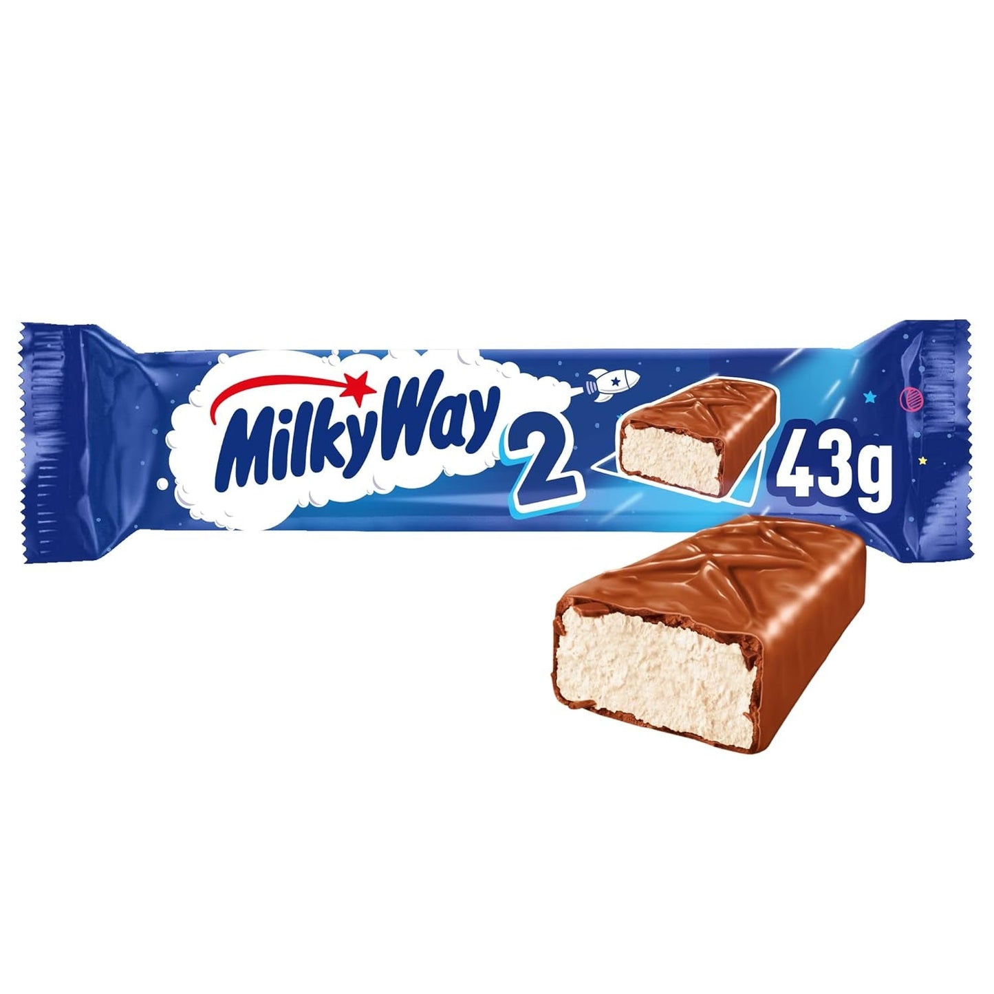Chocoladerepen | Melkroom | 28 dubbele repen in een doos (28 x 43 g)