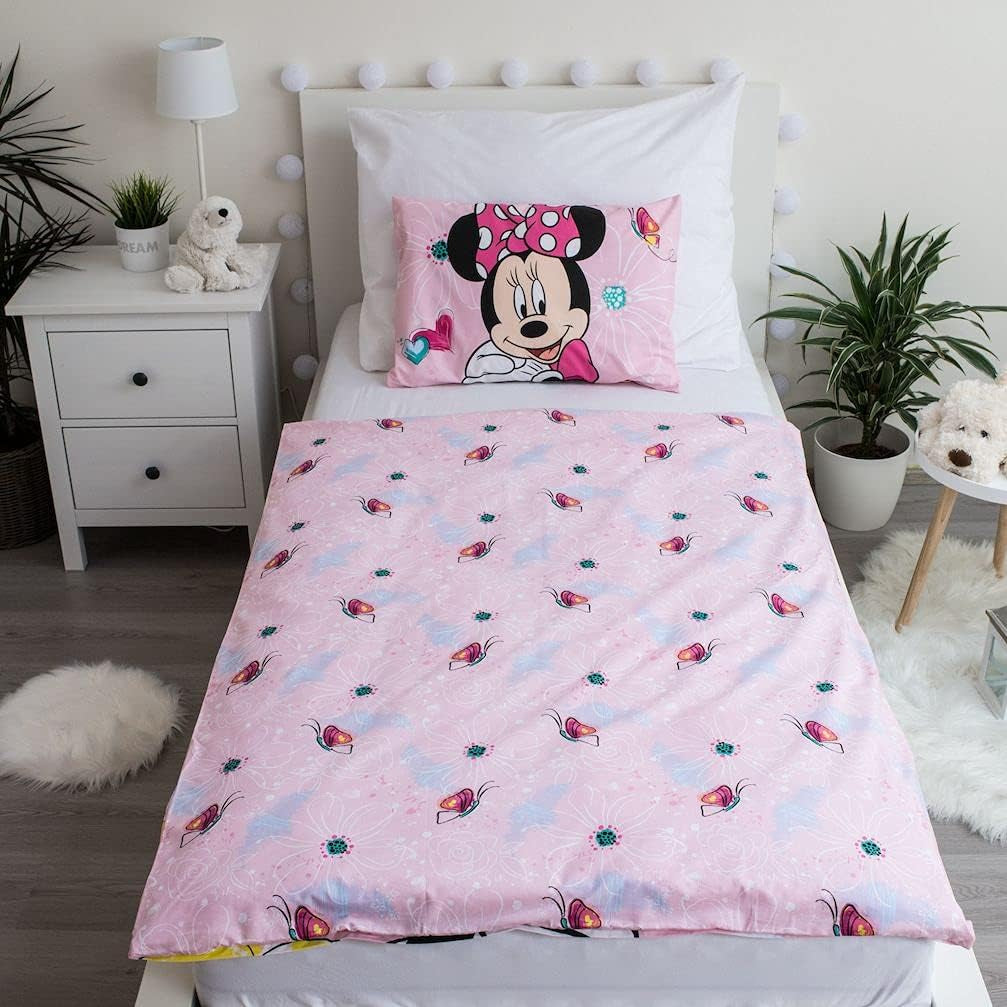 Minnie Mouse kinderbeddengoedset, katoenen beddengoed - kinderen Naty Shop