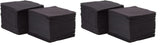 Saten Ser22104961 Cocktail, servetten 20 X 20, 2 lagen, 1/4 vouw, 100 servetten, Punta-Punta, zwart